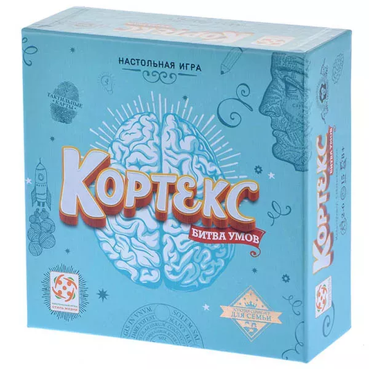 Настольная игра Кортекс от Sovabooks, развивающая логическое мышление и память для веселых партий с друзьями.