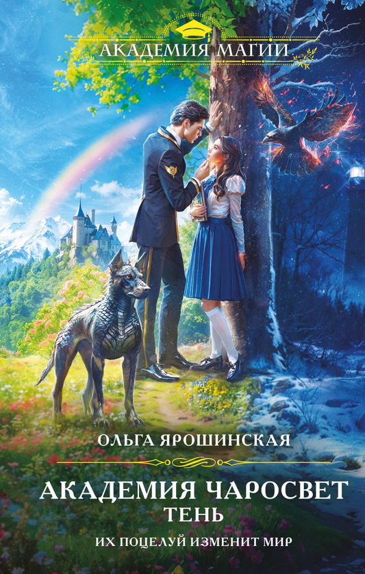 Обложка книги "Тень" из серии Академия Чаросвет, фантастический роман О.А. Ярошинской, Sovabooks